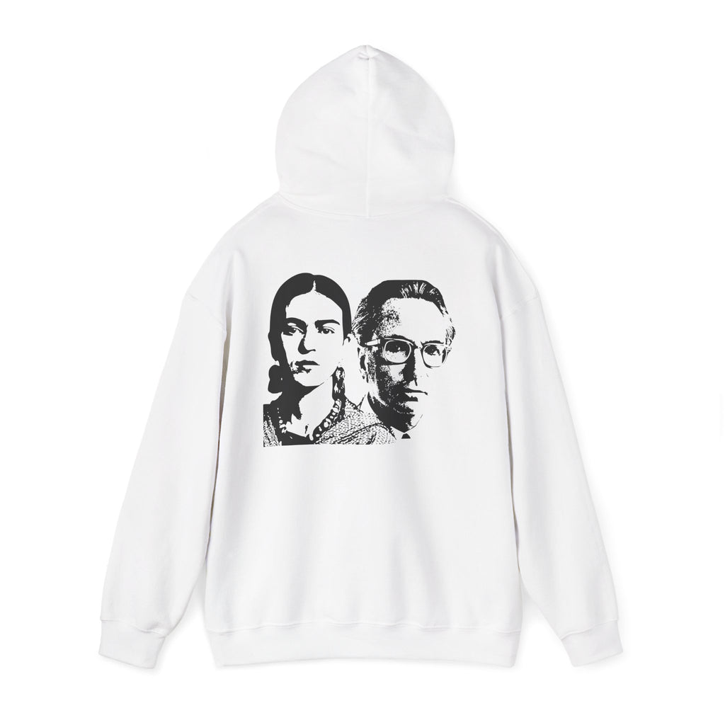 Unisex Heavy Weight Hoodie | Social Commentary Progressive | Activist Fashion Sustainable | Political Art Clothing Statement Comfort | Gildan® 18500 I TRANSFORM PAIN INTO PURPOSE | Frida Kahlo & Viktor Frankl