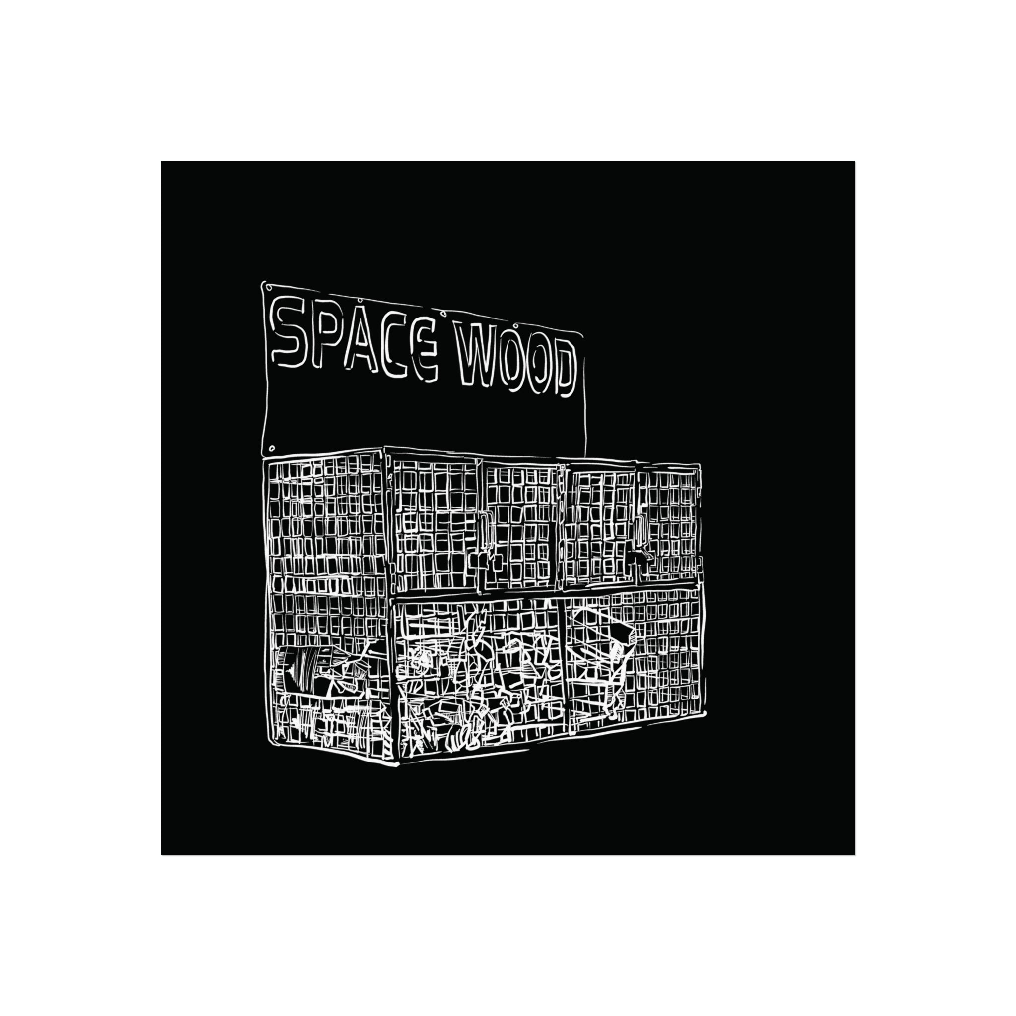 Museum Archival Giclee Print | Social Justice | Fine Art Paper | Climate Change | Certified Archival | Environmental Print | SPACE WOOD