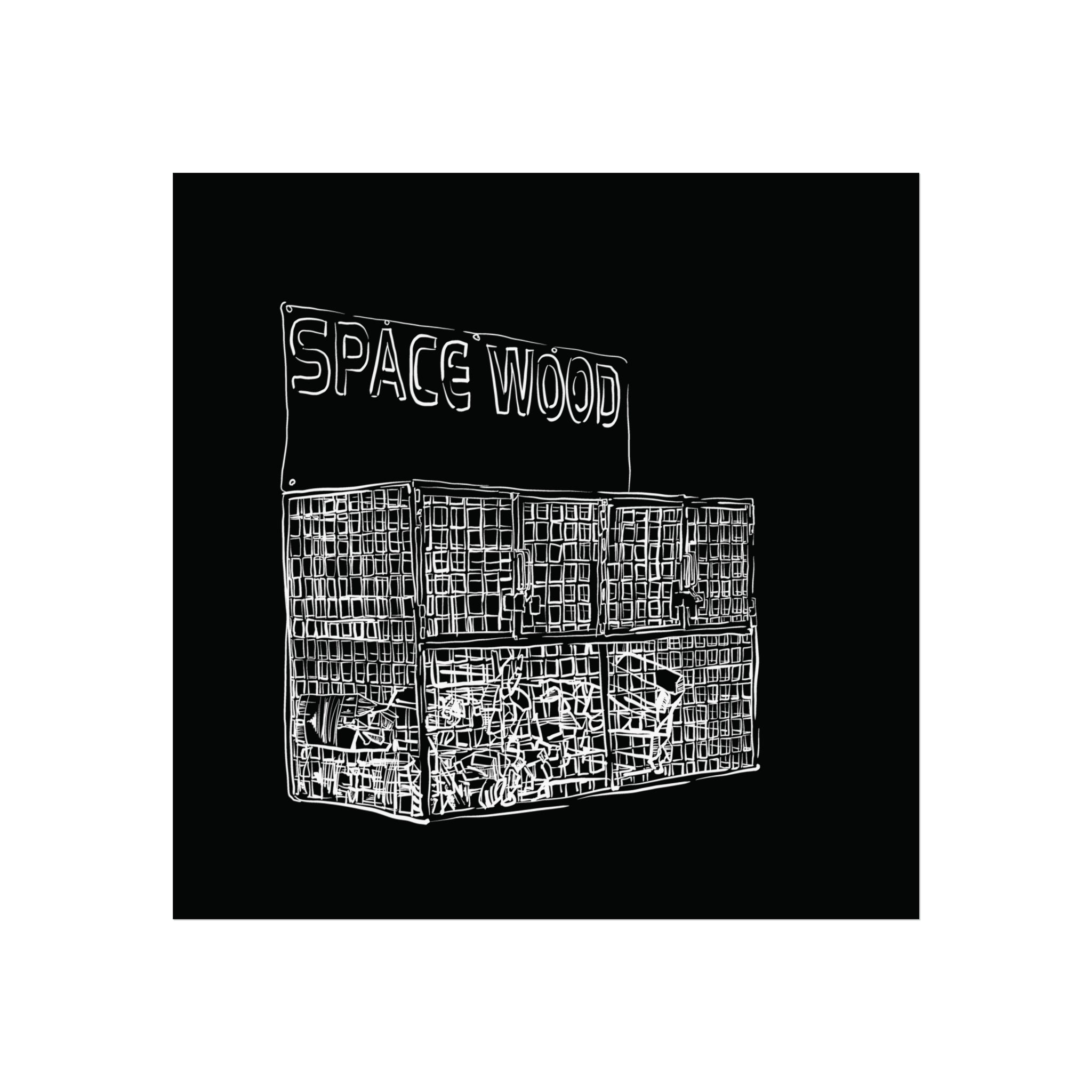 Museum Archival Giclee Print | Social Justice | Fine Art Paper | Climate Change | Certified Archival | Environmental Print | SPACE WOOD