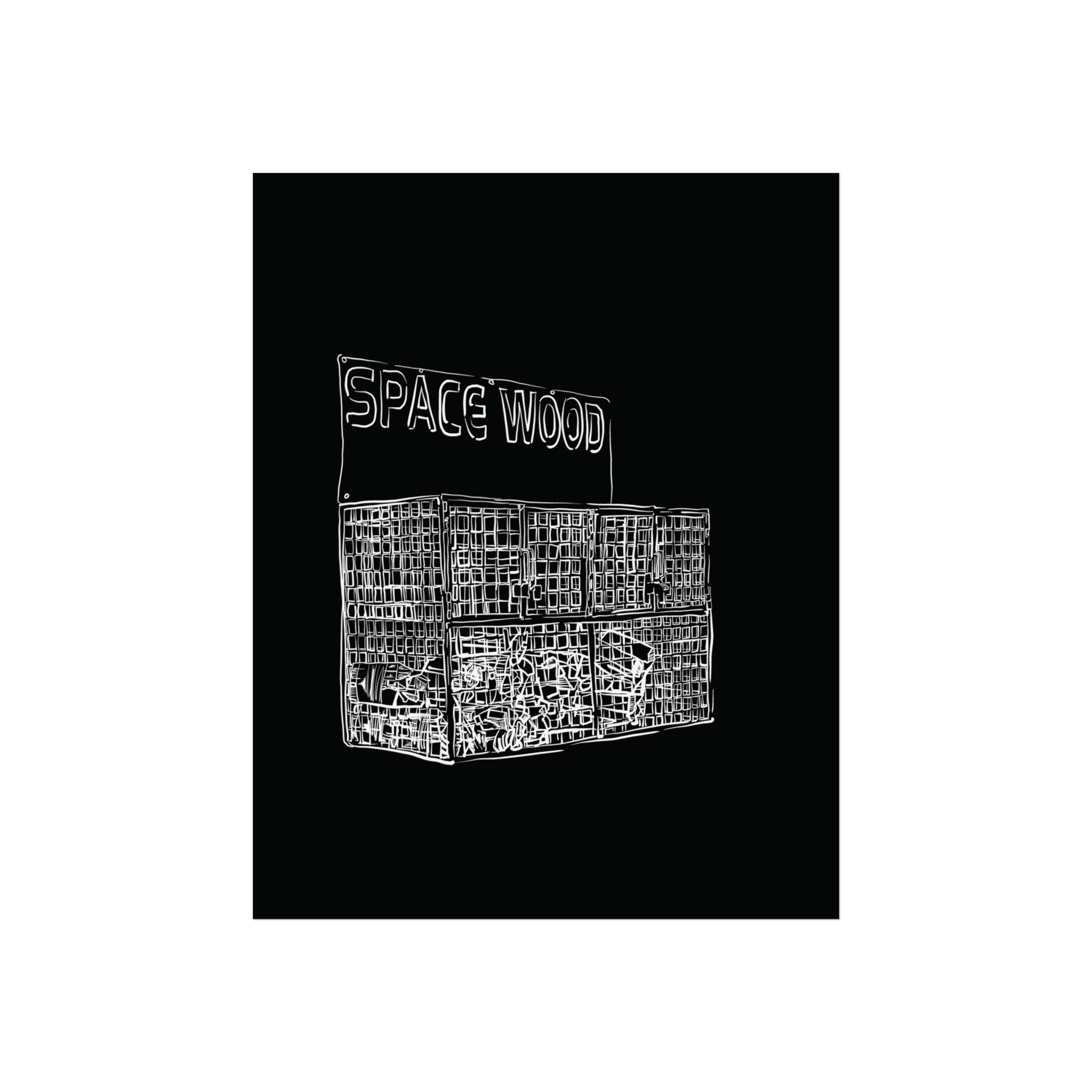 Museum Archival Giclee Print | Social Justice | Fine Art Paper | Climate Change | Certified Archival | Environmental Print | SPACE WOOD