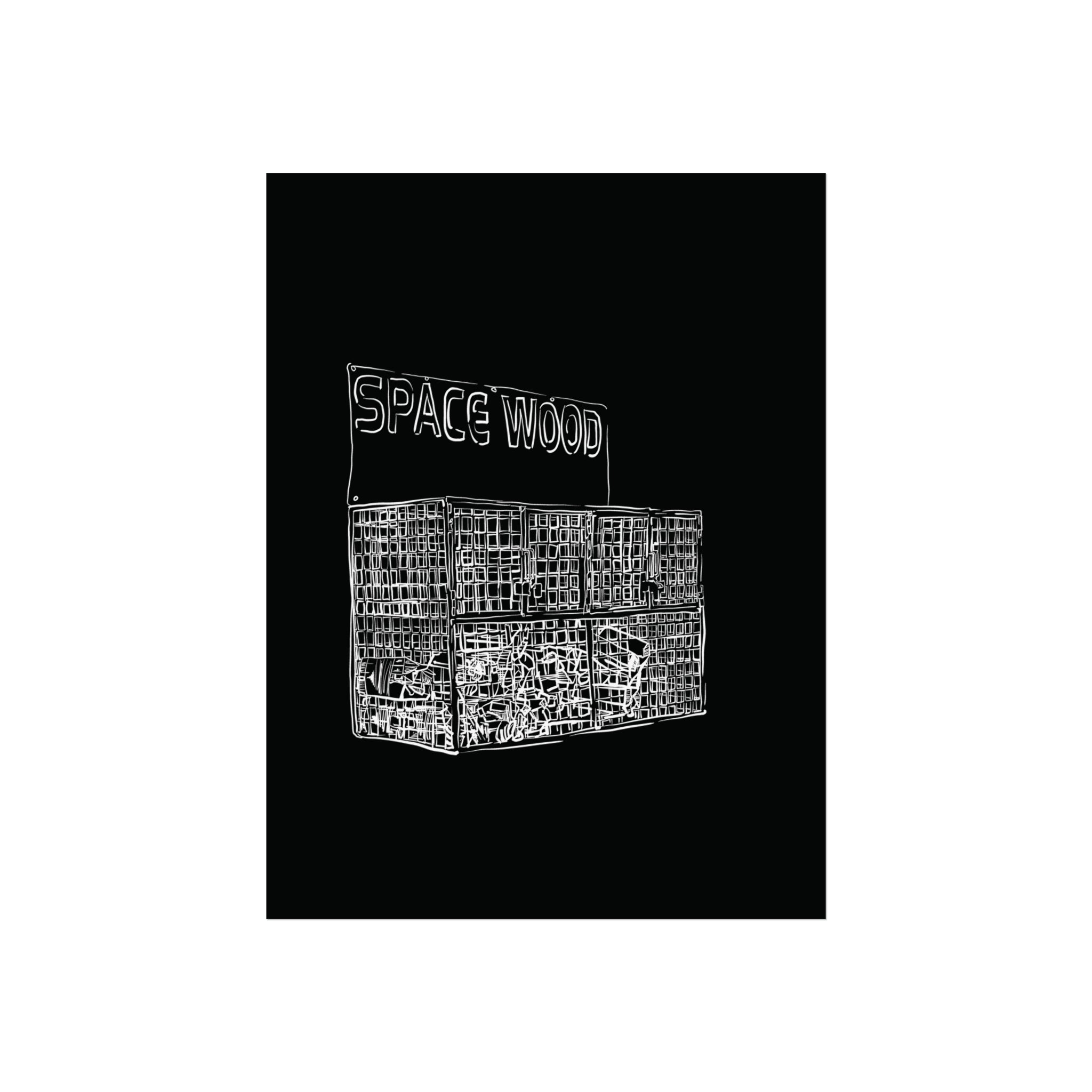 Museum Archival Giclee Print | Social Justice | Fine Art Paper | Climate Change | Certified Archival | Environmental Print | SPACE WOOD