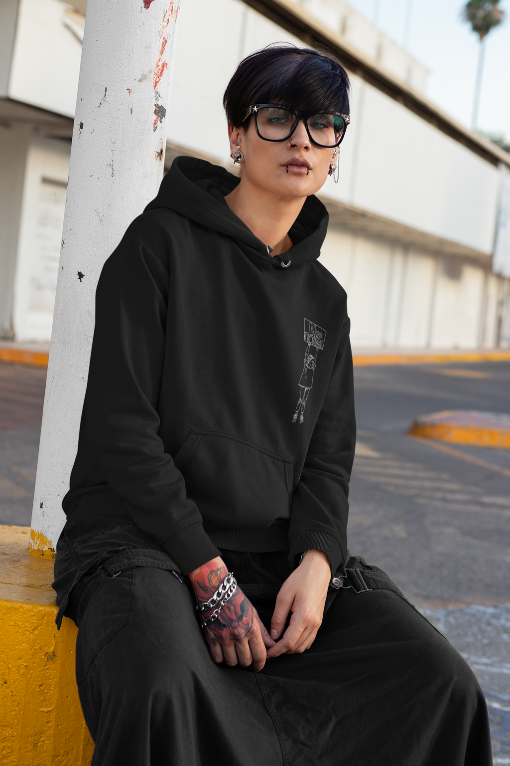 Unisex Heavy Weight Hoodie | Statement Apparel Transformative | Social Justice Honest Expression | Progressive Activist | Eco Friendly Gift | NONE OF THIS IS NORMAL