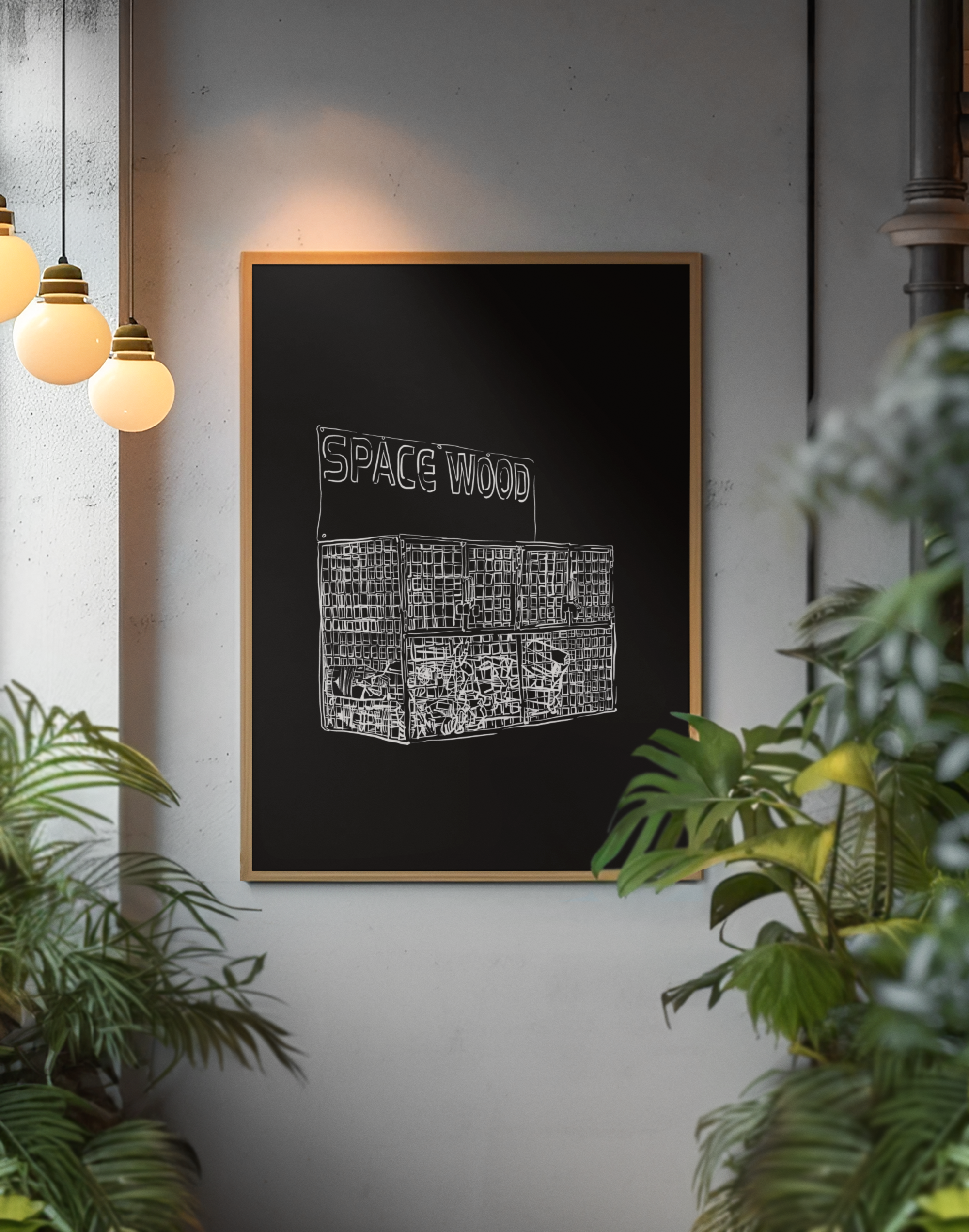 Museum Archival Giclee Print | Social Justice | Fine Art Paper | Climate Change | Certified Archival | Environmental Print | SPACE WOOD