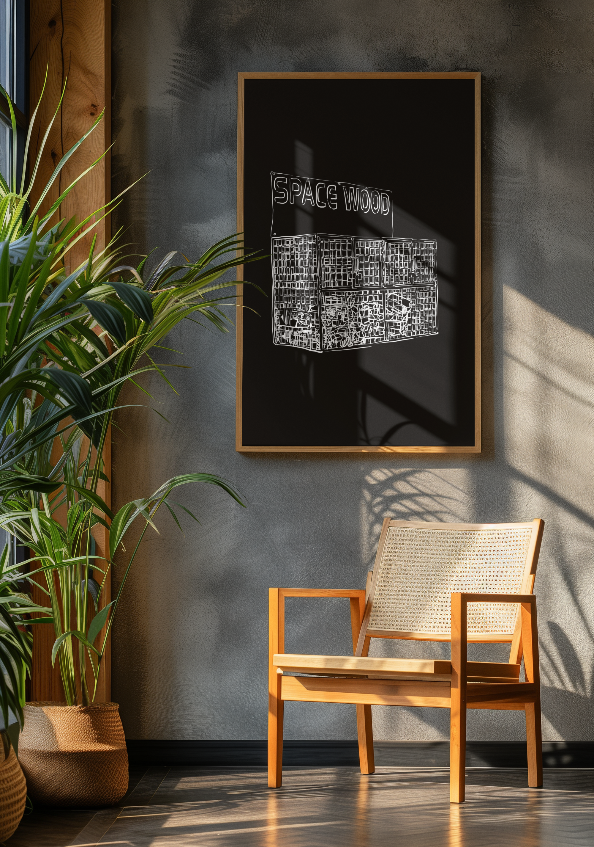 Museum Archival Giclee Print | Social Justice | Fine Art Paper | Climate Change | Certified Archival | Environmental Print | SPACE WOOD