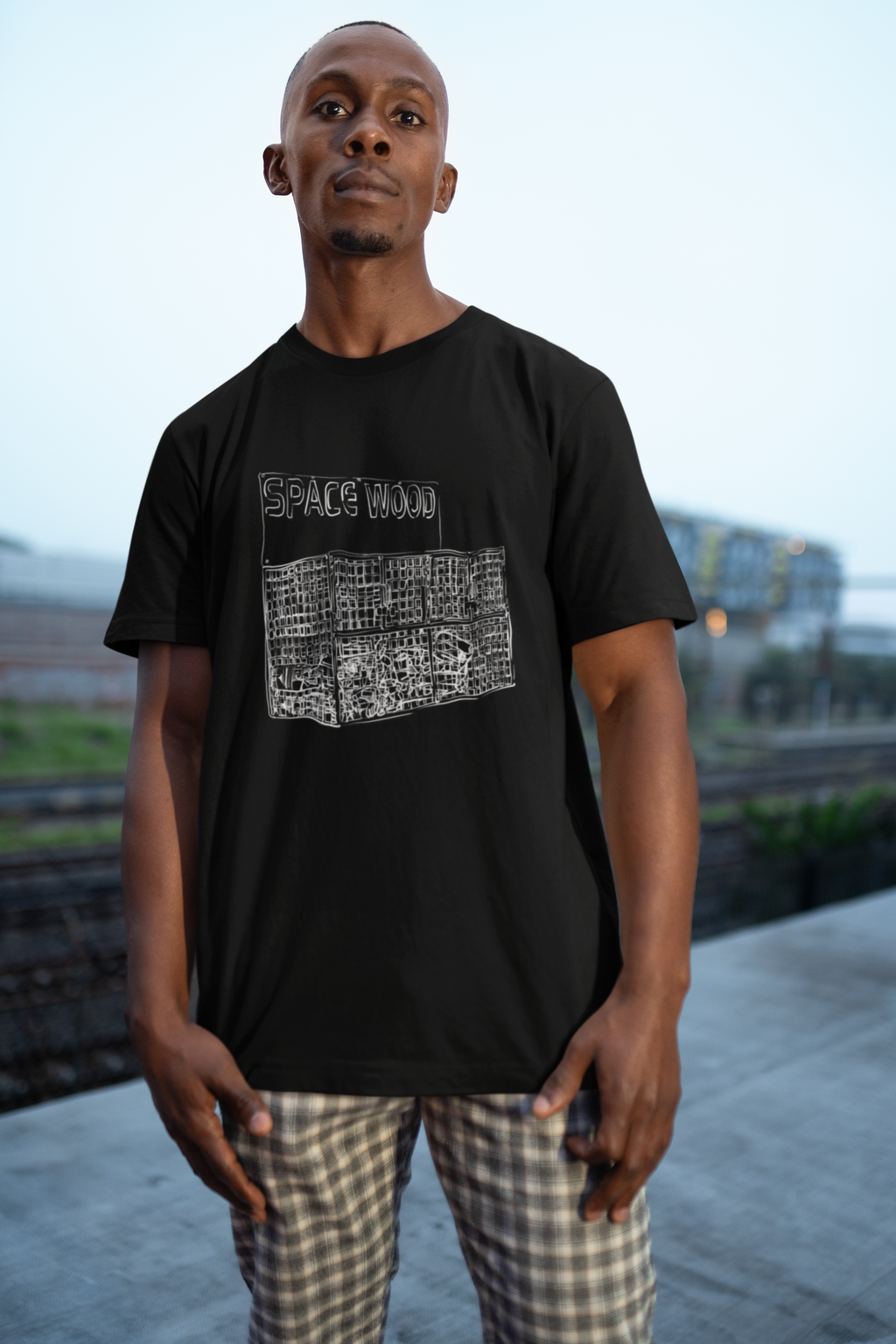 Unisex Heavyweight T-Shirt | Progressive Activist Transformative T-Shirt | Honest Expression Statement Shirt |Social Commentary Political Sustainable Apparel | Comfort Colors 1717 | SPACE WOOD