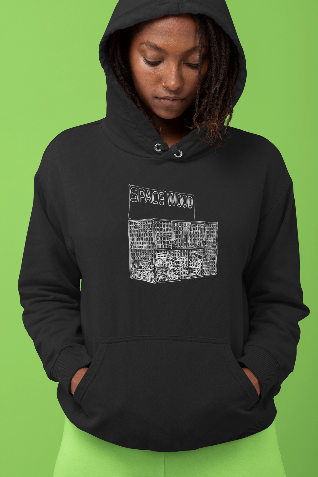 Social Justice Transformative Hoodie | Honest Expression Activist Streetwear |Progressive Political Sustainable Clothing | SPACE WOOD