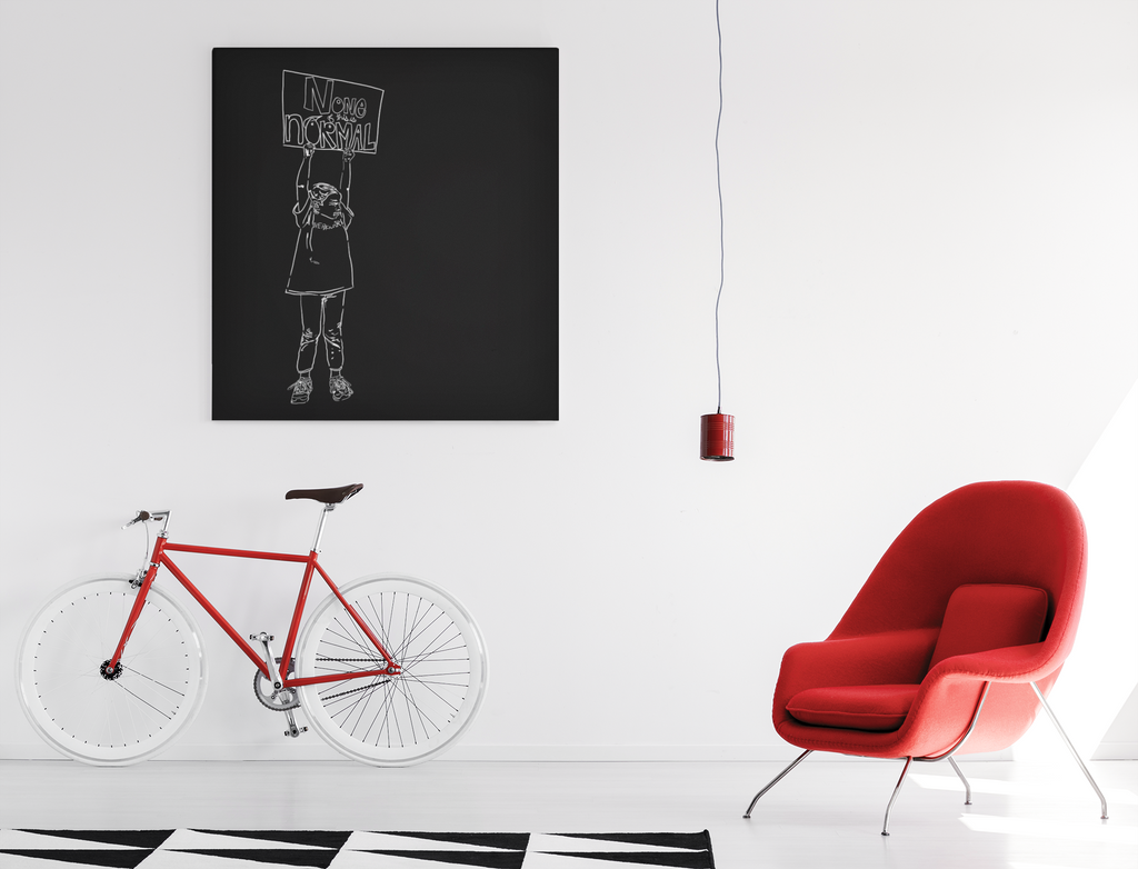 Human Rights Activist | Art Archival Giclee Museum Print | Social Theme | Investment Grade Activism Print | NONE OF THIS IS NORMAL