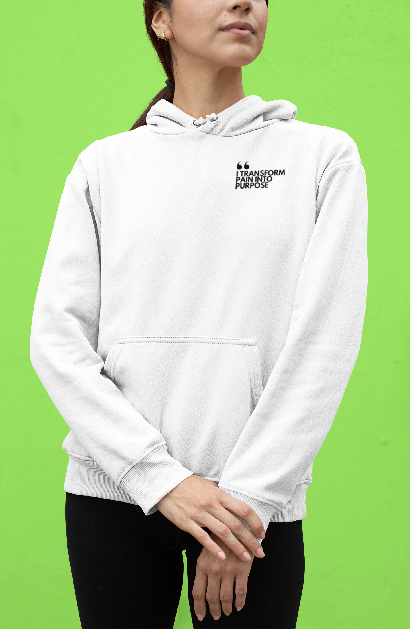 Unisex Heavy Weight Hoodie | Social Commentary Progressive | Activist Fashion Sustainable | Political Art Clothing Statement Comfort | Gildan® 18500 I TRANSFORM PAIN INTO PURPOSE | Frida Kahlo & Viktor Frankl