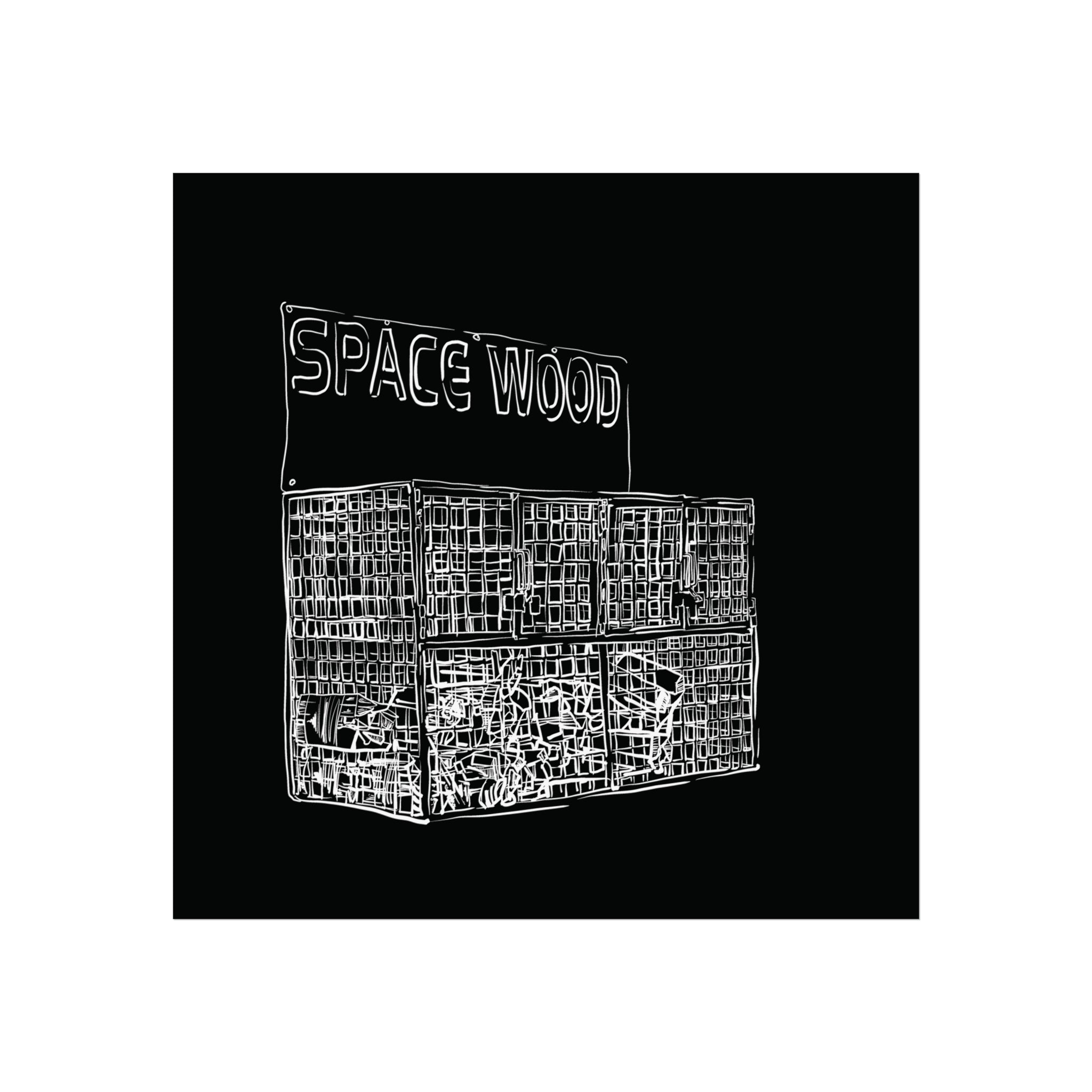 Museum Archival Giclee Print | Social Justice | Fine Art Paper | Climate Change | Certified Archival | Environmental Print | SPACE WOOD