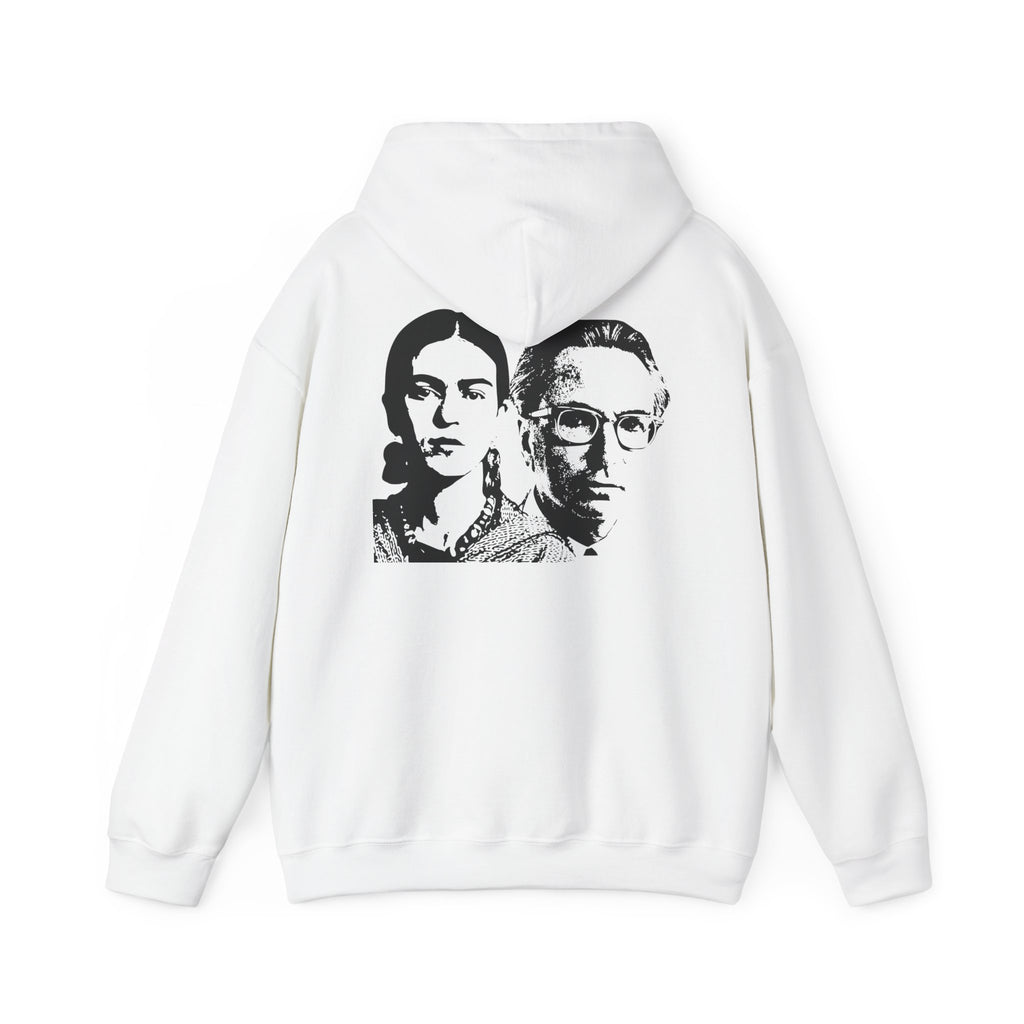 Unisex Heavy Weight Hoodie | Social Commentary Progressive | Activist Fashion Sustainable | Political Art Clothing Statement Comfort | Gildan® 18500 I TRANSFORM PAIN INTO PURPOSE | Frida Kahlo & Viktor Frankl