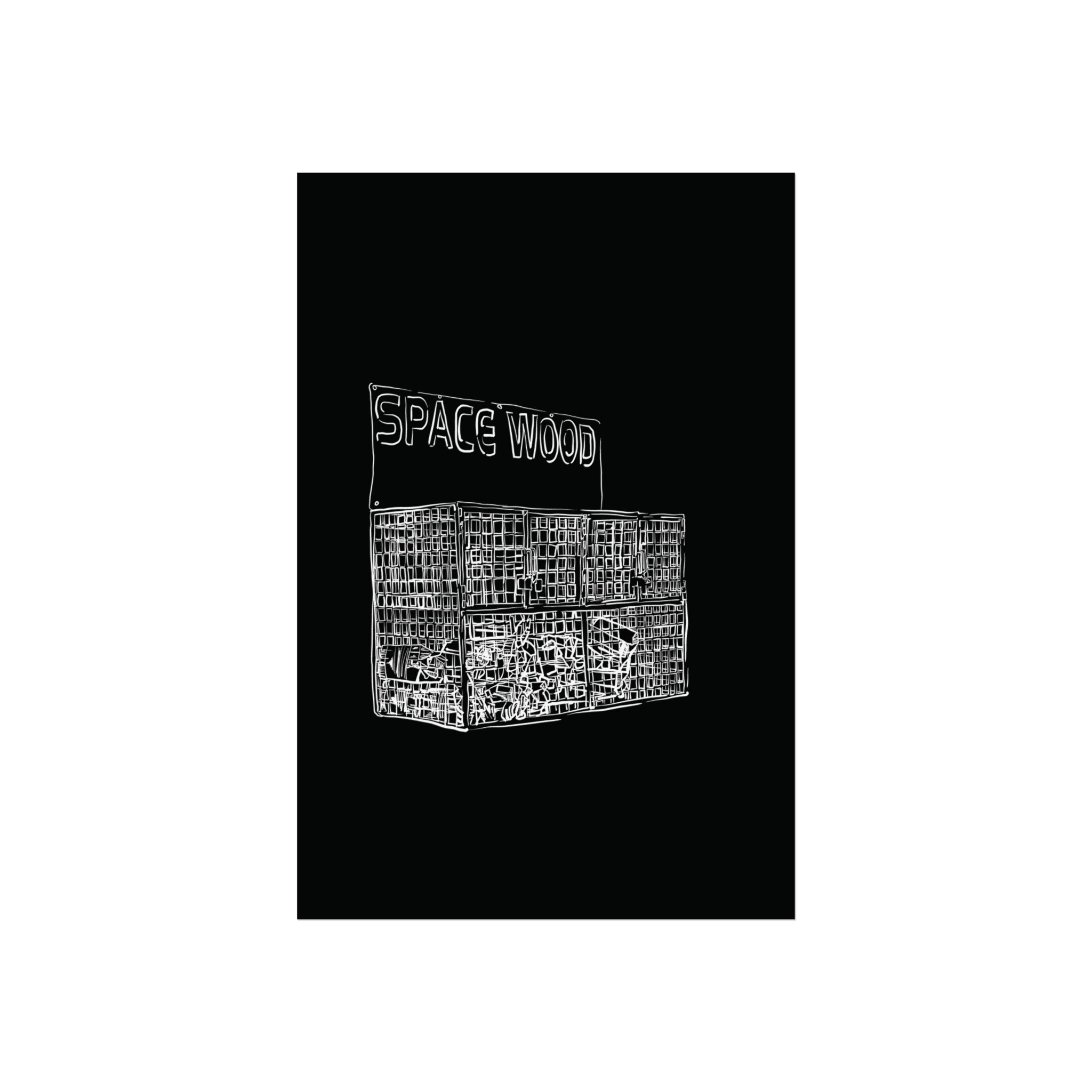 Museum Archival Giclee Print | Social Justice | Fine Art Paper | Climate Change | Certified Archival | Environmental Print | SPACE WOOD