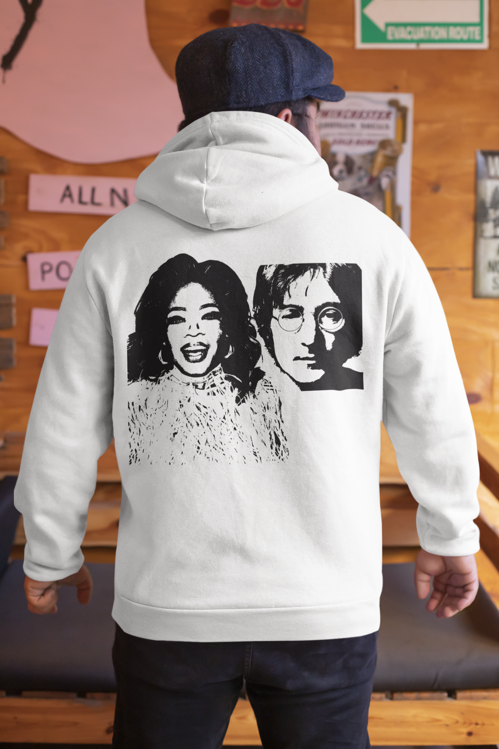 Unisex Heavy Weight Hoodie | Social Commentary Progressive | Activist Fashion Sustainable | Political Art Clothing Statement Comfort | Gildan® 18500 I BALANCE MY PASSION WITH MY RESPONSIBILITIES | Oprah Winfrey John Lennon